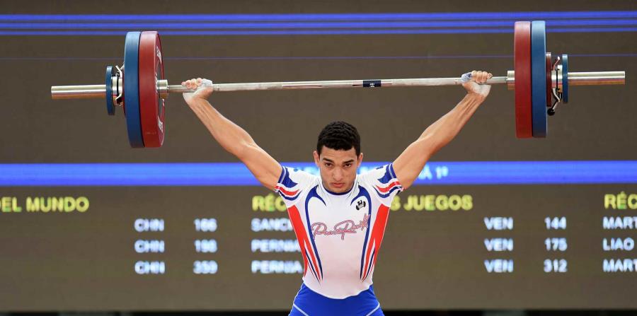 El boricua quedó quinto en arranque con un peso de 124 kg que logró subir en su primer intento. (horizontal-x3)