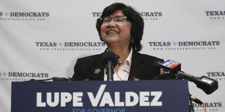 Lupe Valdéz anuncia que buscará la nomiación demócrata para optar por el escaño de gobernadora del estado de Texas. (Louis DeLuca/The Dallas Morning News vía AP) (horizontal-x3)