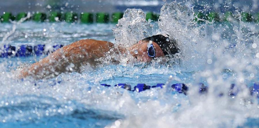 Jarod Arroyo alcanzó oro en natación en los 200 metros combinados. (horizontal-x3)