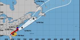 Dorian vuelve a ser un huracán categoría 3 en su avance hacia la costa este de Estados Unidos