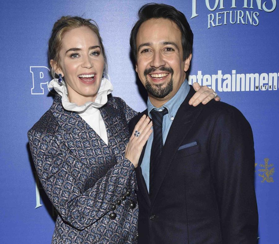 Emily Blunt y Lin-Manuel Miranda, protagonistas de