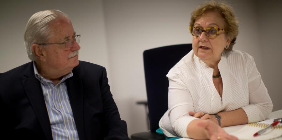 El presidente y la directora ejecutiva de la Red de Fundaciones, Rafael Cortés y Janice Petrovich, explicaron los esfuerzos de recaudación de fondos. (horizontal-x3)