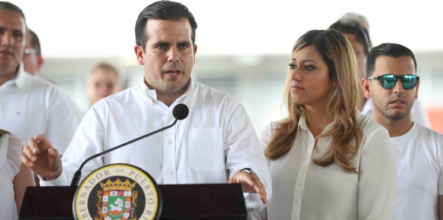 Ricardo Rosselló Nevarez, gobernador de Puerto Rico; y Beatriz Rosselló, primera dama. (GFR Media) (horizontal-x3)