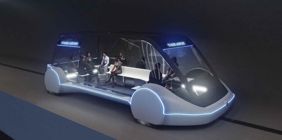Imagen del vehículo que formará parte del transporte subterráneo. (horizontal-x3)