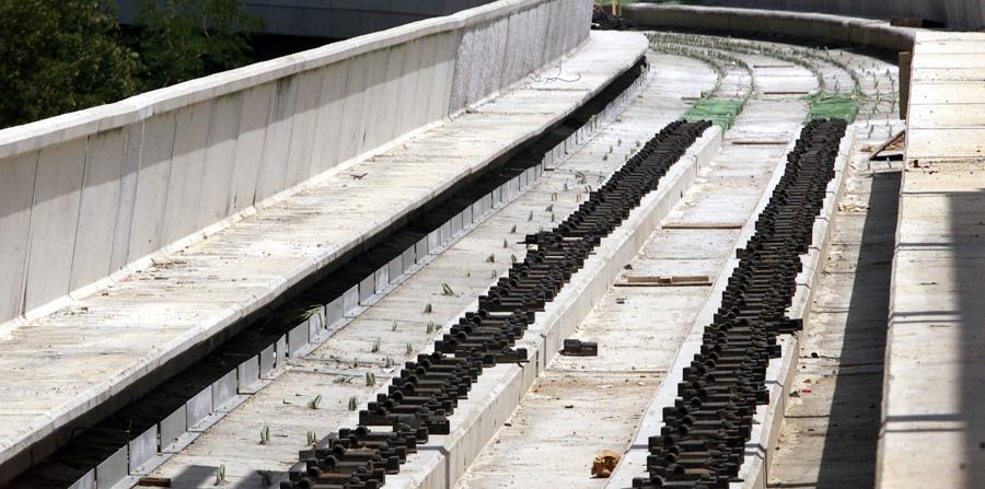 Imagen de las vías del Tren Urbano. (GFR Media) (horizontal-x3)