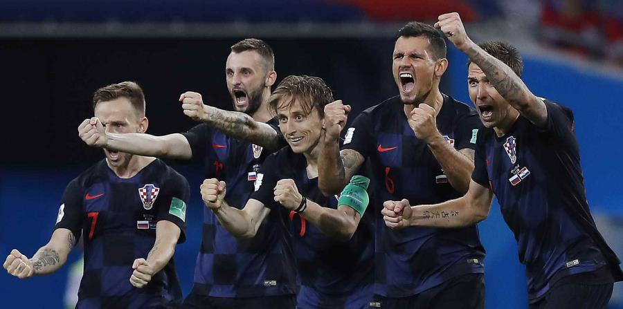 Los croatas soportaron el desgaste emocional que implican dos tandas de penales de las que emergieron victoriosos, algo que no le había pasado a equipo alguno desde 1990 en un mundial. (AP) (horizontal-x3)