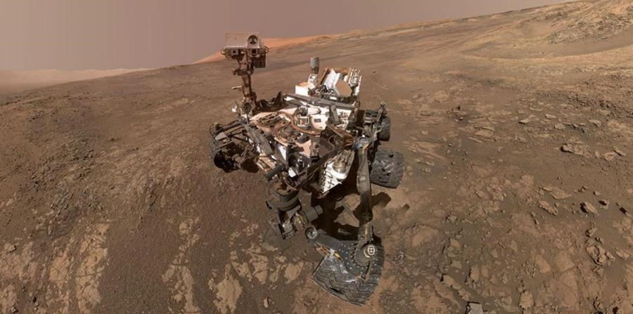 El Curiosity Mars Rover hace un autorretrato en Vera Rubin Ridge en febrero. Llegó al planeta rojo desde el año 2012 (horizontal-x3)