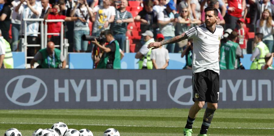 El futbolista argentino, Lionel Messi (horizontal-x3)