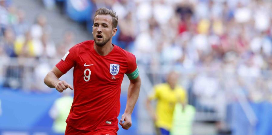 El delantero Harry Kane, debutante en un Mundial, es el máximo anotador en Rusia, con seis conquistas. (AP) (horizontal-x3)