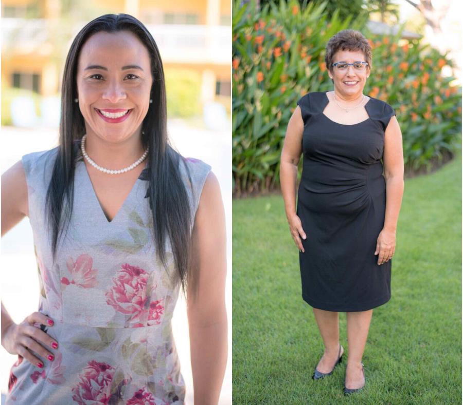 En la foto, Deborah Jordán Ortiz, directora de Recursos Humanos y Ylia Noemí Rivera O’Neill, ejecutiva de Ama de Llaves. (Suministradas) (semisquare-x3)