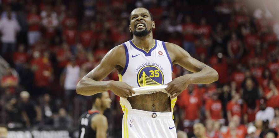 Kevin Durant, de los Warriors de Golden State, afirmó que (AP). (horizontal-x3)
