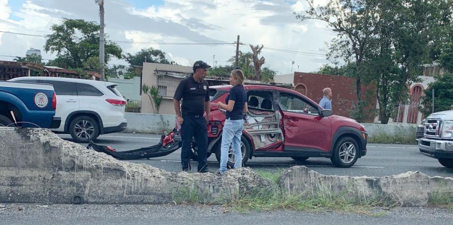 Dos accidentes ocurrieron en el expreso Martínez Nadal. (Suministrada) (horizontal-x3)