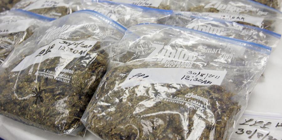 En la intervención se ocupó marihuana, cocaína, cápsulas de crack, picadura de marihuana (horizontal-x3)
