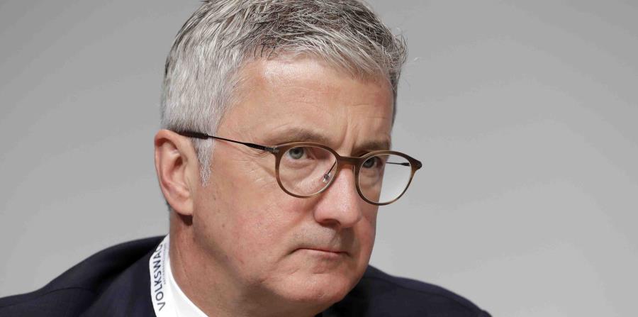 director general de Audi, Rupert Stadler, en una reunión de accionistas de Volkswagen en Berlín, Alemania. (AP (horizontal-x3)