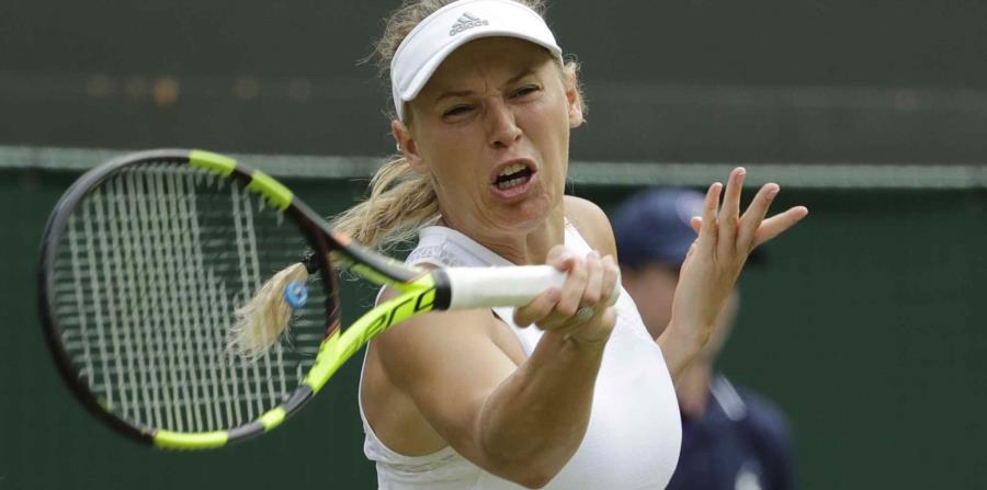 Wozniacki nunca ha llegado a los cuartos de final de Wimbledon. (AP) (horizontal-x3)