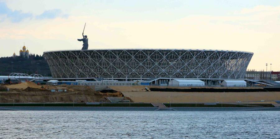 La Arena Volgogrado se construyó sobre un campo de batalla. (AP / Dmitriy Rogulin) (horizontal-x3)