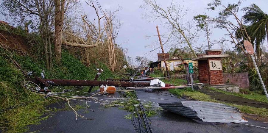 El paso del huracán María por Puerto Rico causó un sinnúmero de daños. (horizontal-x3)