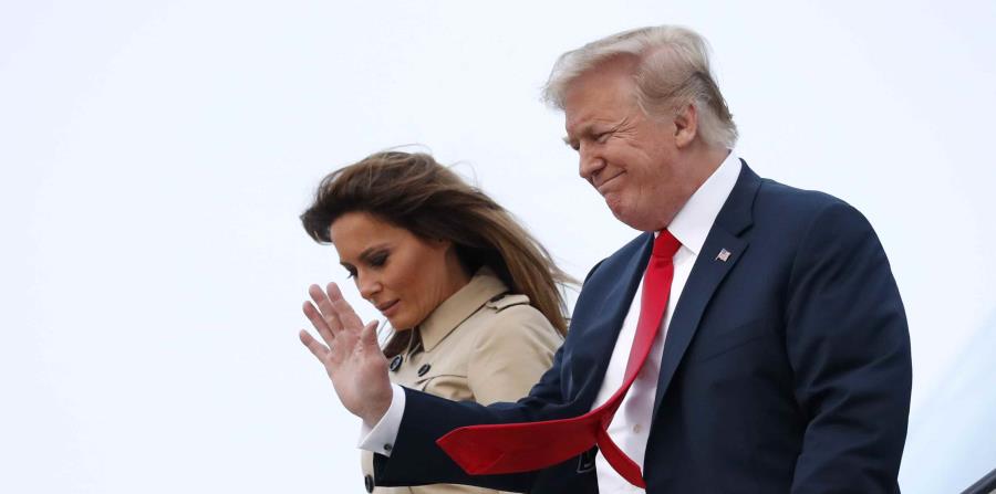 Trump y su esposa Melania serán agasajados esta noche y mañana por la primera ministra, Theresa May (horizontal-x3)