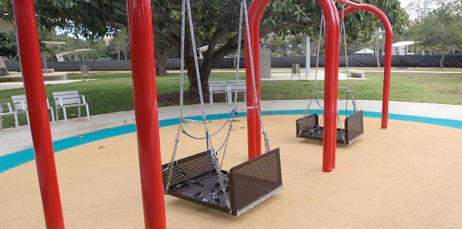 En la foto, el parque municipal Luis Muñoz Marín, que lleva desde 2016 con áreas de juegos para personas con necesidades especiales. (GFR Media) (horizontal-x3)