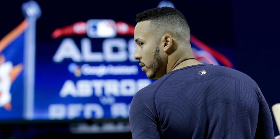 Carlos Correa ha tenido momentos de brillo en la postemporada, como el hit que quebró el empate en el primer partido ante los Medias Rojas de Boston. (AP / David J. Phillip) (horizontal-x3)