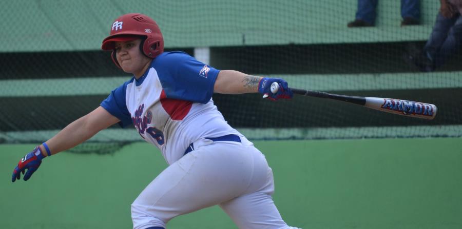 Lisandra Berríos, bateadora de Puerto Rico. (Suministrada) (horizontal-x3)