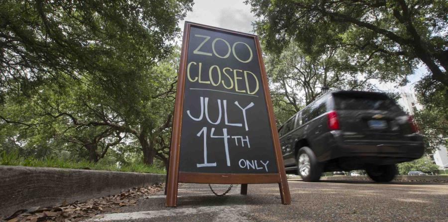 El zoológico de Audubon cerrado después de que un jaguar escapó de su habitat y mató a ocho animales de acuerdo a un comunicado del zoológico el sábado 14 de julio de 2018 en Nueva Orleans. (AP) (horizontal-x3)