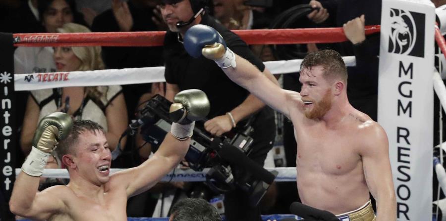 La primera pelea entre Gennady Golovkin (izquierda) y Canelo Álvarez fue declarada empate. (horizontal-x3)