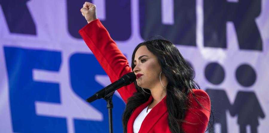 Demi Lovato tiene un coach 24 horas. (EFE) (horizontal-x3)