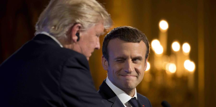 Macron admitió que la visita de Trump a París fue diseñada para dar a los estadounidenses
