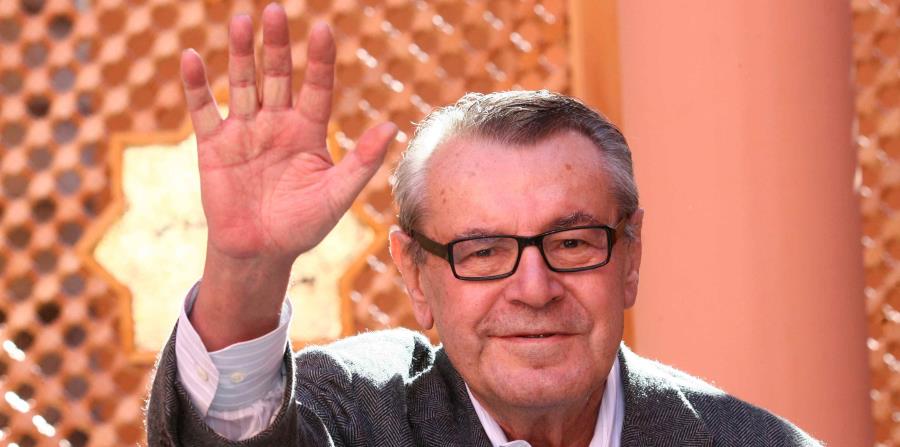 En esta fotografía del 8 de diciembre de 2007, se muestra al cineasta checo Milos Forman en la séptima edición del Festival Internacional de Cine de Marrakech, en Marruecos. (AP) (horizontal-x3)