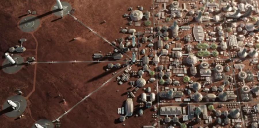 SpaceX muestra cómo podría desarrollarse un primer sistema de edificaciones en Marte (horizontal-x3)