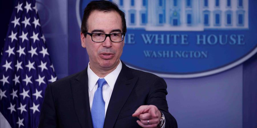 Steven Mnuchin, el secretario del Tesoro federal, realizó el anuncio. (horizontal-x3)