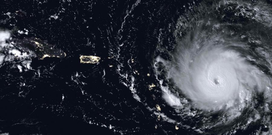 Esta imagen muestra el huracán Irma en el Caribe. (horizontal-x3)