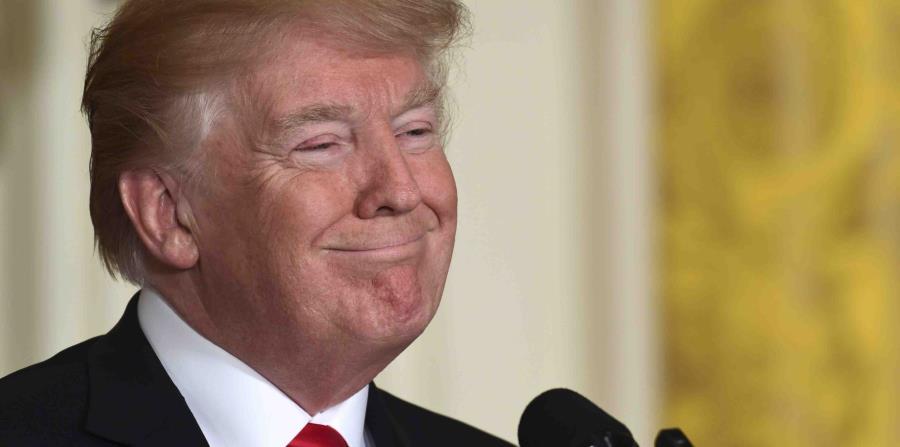 “Es un gran término militar, debería de ser traído de vuelta”, aseguró Trump al referirse a la frase “misión cumplida”. (horizontal-x3)