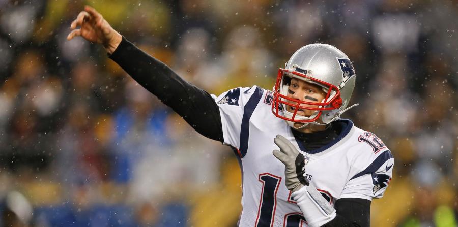 Tom Brady, estelar quarterback de los Patriots, tiene marca de 6-1 ante los Titans. (horizontal-x3)