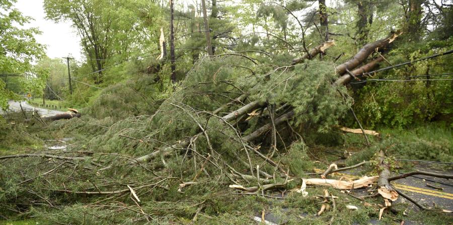 Por las deterioradas condiciones del tiempo, se declaró estado de emergencia para varios condados de la