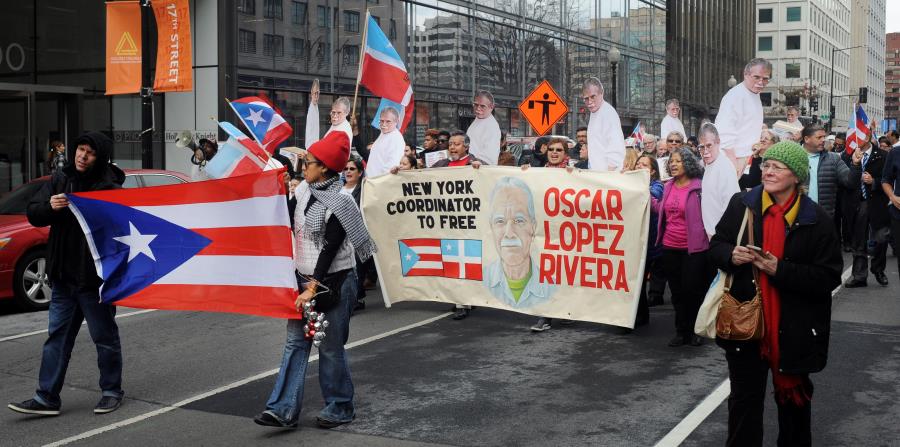 manifestación reclamo liberación de Oscar López Rivera (horizontal-x3)