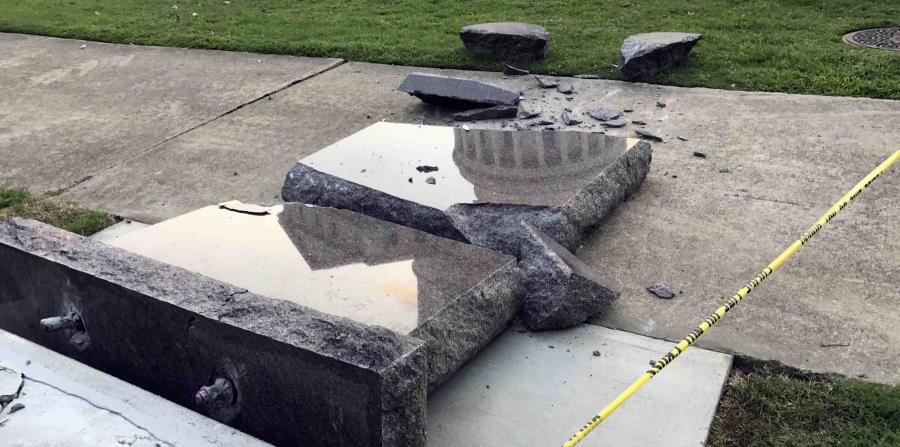 Así quedó destruida la estructura. (AP) (horizontal-x3)