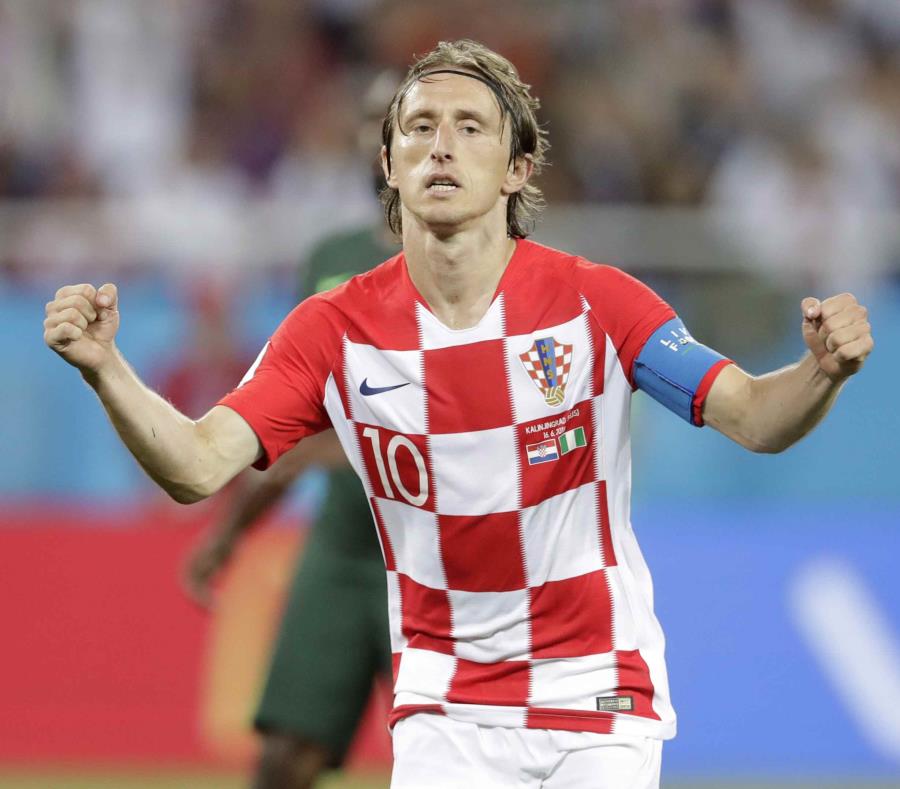 Luka Modric y Croacia vistieron los colores principales el pasado 16 de junio. (AP) (semisquare-x3)