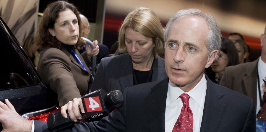 Robert Corker, jefe del Comité de Relaciones Exteriores del Senado estadounidense, se reunió con el presidente cubano Miguel Díaz-Canel Bermúdez. (Bloomberg News) (horizontal-x3)