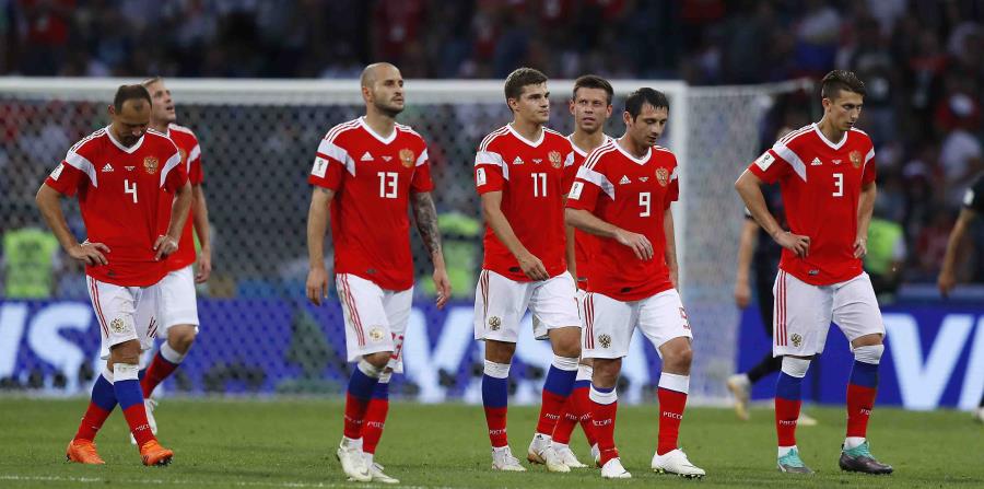El doctor de la selección rusa, Eduard Bezuglov, añadió que el amoníaco