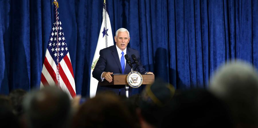 El arribo del vicepresidente de Estados Unidos a Puerto Rico se prevé ahora para cerca de las 3:30 p.m. (horizontal-x3)