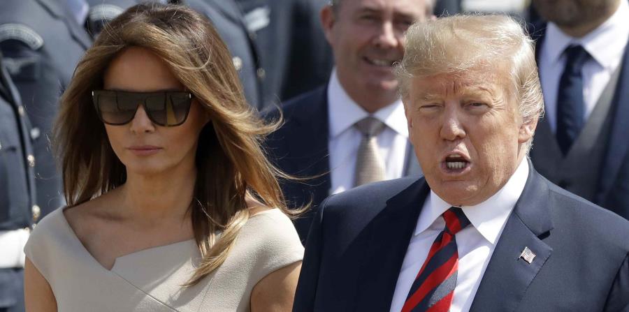 Trump y Melania cenarán con la primera ministra, la conservadora Theresa May, y con un grupo de empresarios en la mansión campestre de Blenheim (horizontal-x3)