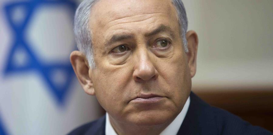 El primer ministro de Israel Benjamin Netanyahu en un evento en Tel Aviv, Israel, el 18 de noviembre del 2018. (AP Photo/Ariel Schalit, File) (horizontal-x3)