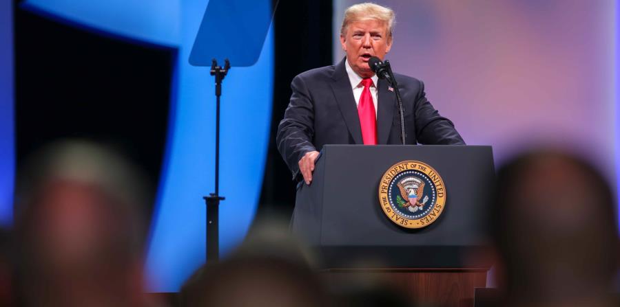 Trump se cantó preparado para la llegada del huracán Michael a Florida. (Carla D. Martínez / Especial GFR Media) (horizontal-x3)