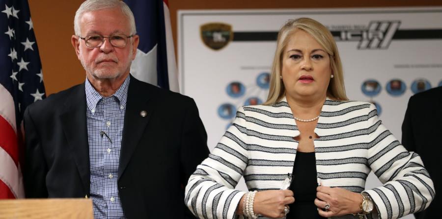 Héctor Pesquera y Wanda Vázquez sostuvieron una reunión en La Fortaleza. (GFR Media) (horizontal-x3)