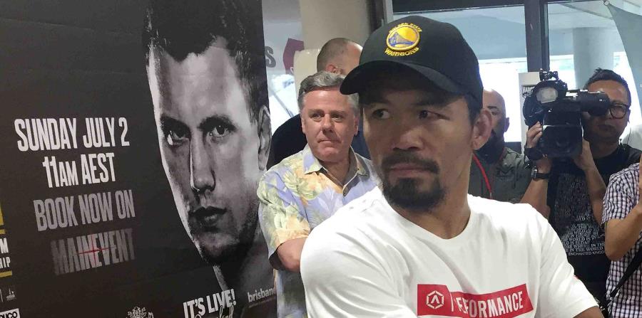El boxeador y político filipino, Manny Pacquiao (horizontal-x3)