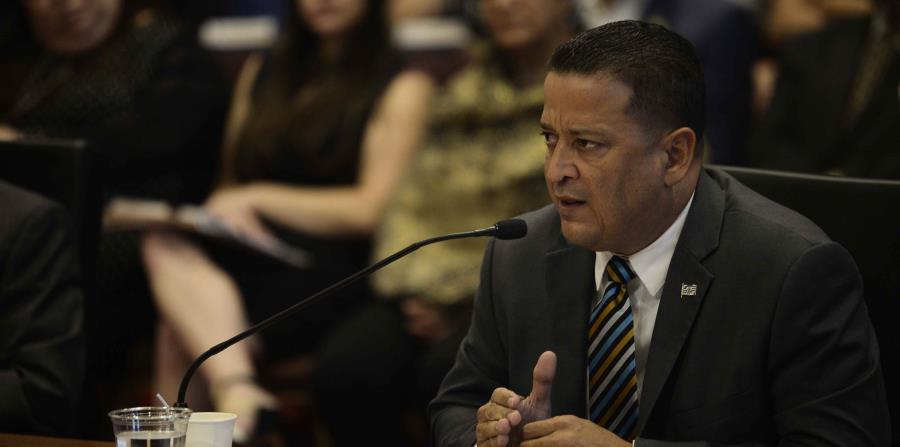 Henry Escalera durante las vistas de nombramiento que se realizaron este mes en el Senado. (horizontal-x3)