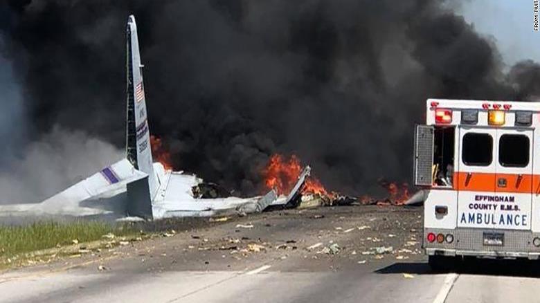 2 muertos al estrellarse avión militar de Guardia Aérea Nacional de USA