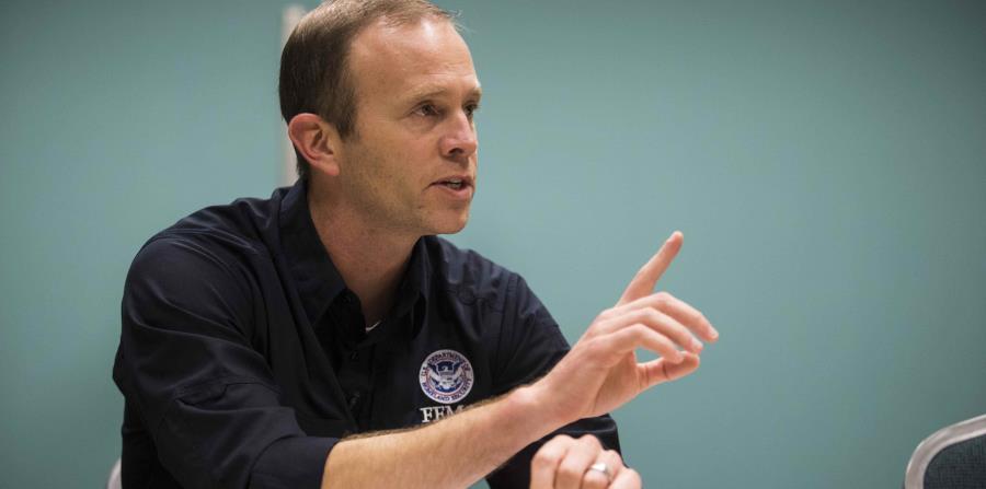 En la foto está Brock Long, administrador de FEMA en Puerto Rico. (horizontal-x3)